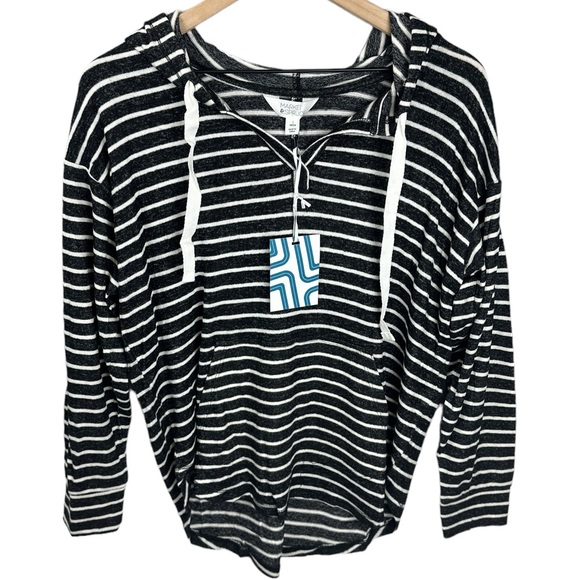 Market & Spruce Kallon Brushed Knit Hoodie - Picture 2 of 7